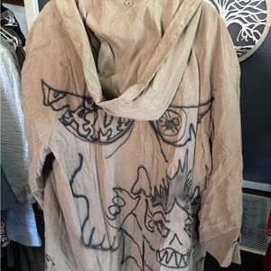 London Fog Tan Artistic Trench Coat 2X